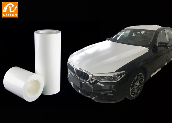 白い車の包むことは保護フィルムの車の新たに塗られた表面のための反紫外線一時的な保護テープを塗る