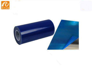 青い色の薄板金の保護フィルム ポリエチレン材料との50ミクロンの厚さ