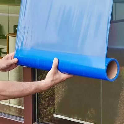良い価格 ゴムベースの粘着剤を使用した残留物なしの除去性と高い引張強度を備えた高強度 PE 保護フィルム オンライン