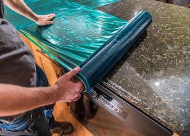 良い価格 カウンター トップの大理石の保護フィルム、PEの物質的な床の保護フィルム オンライン